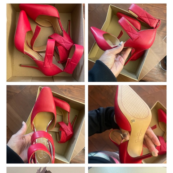 Jessica Simpson Cassius red heels - Picture 1 of 10